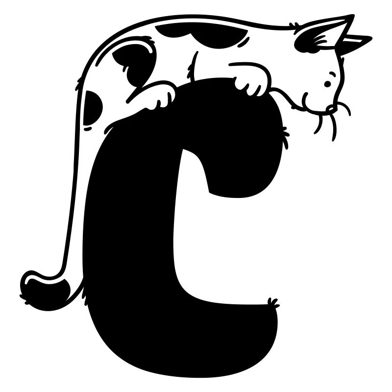 Lettre C du chat