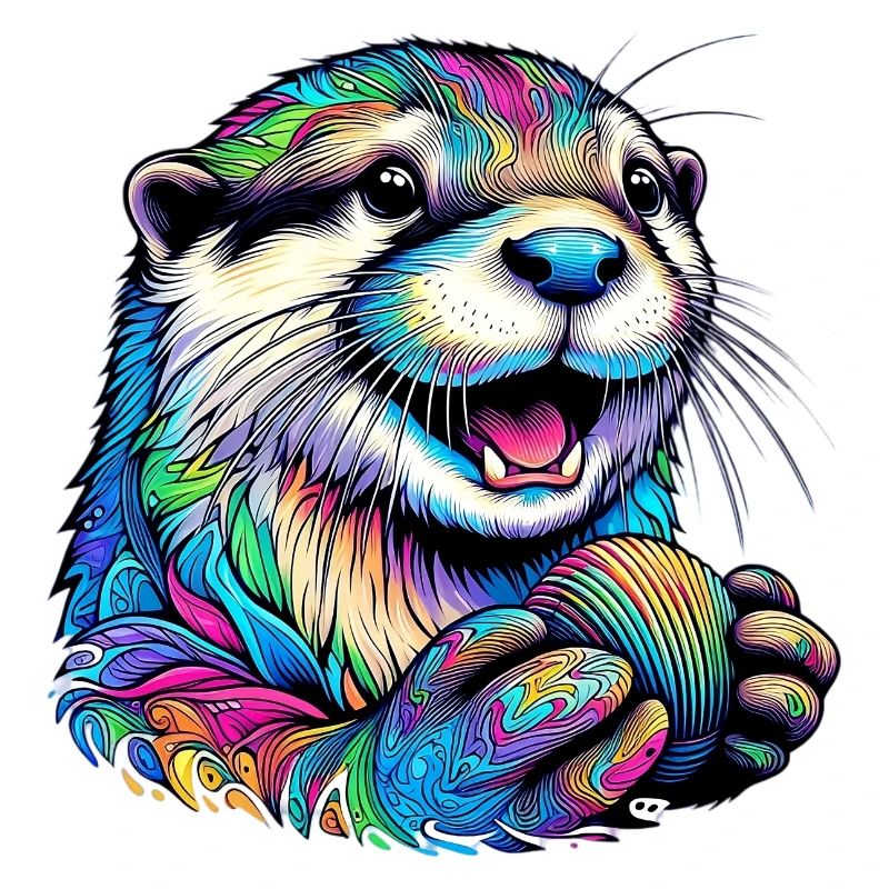 Otter with Shell