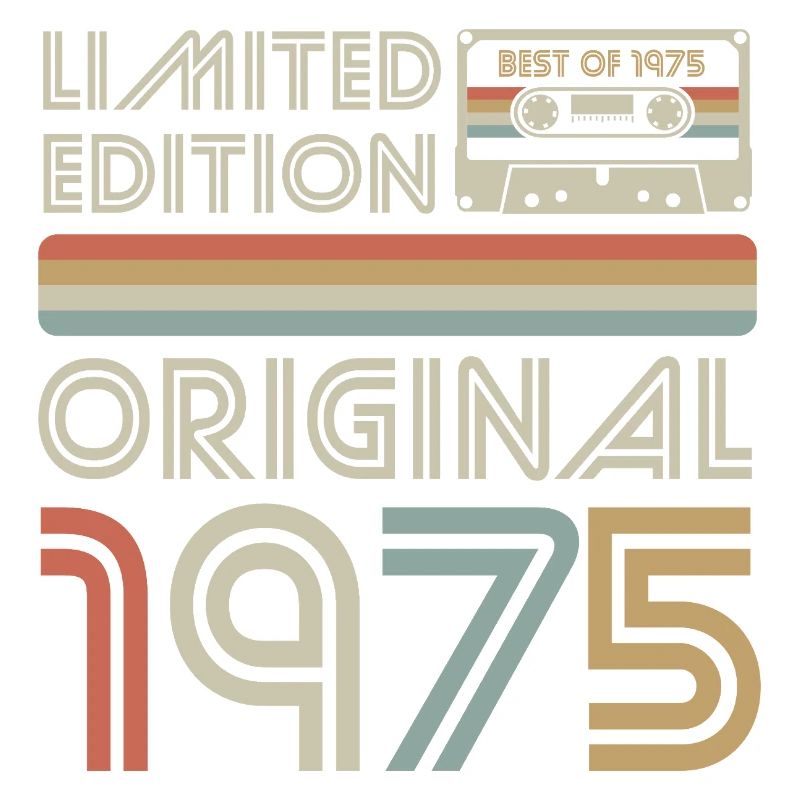Cassette rétro originale limitée de 1975