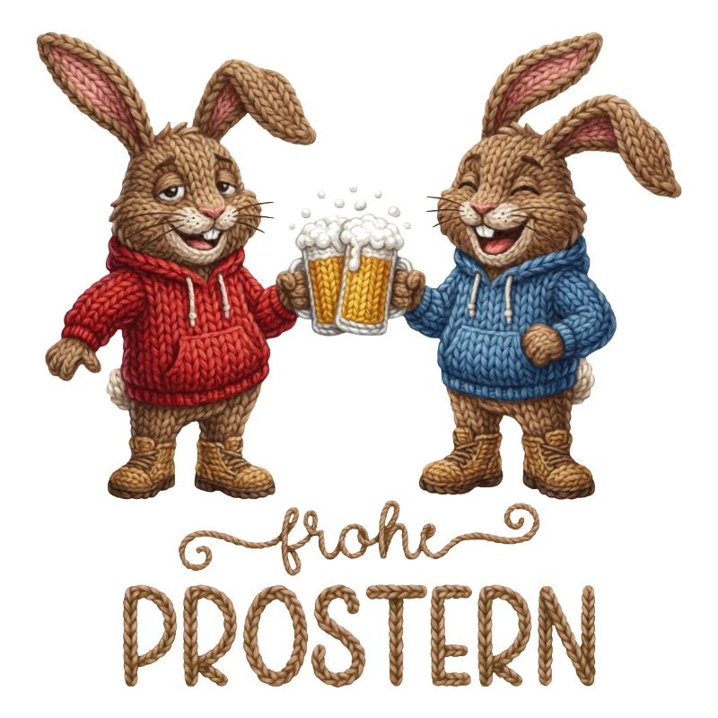 Merry Proster Bunny Beer Easter Bunny Proster Bunny