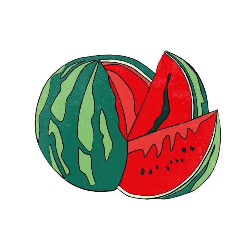 Melone Sommer Frucht Lecker Spaß Geschenk
