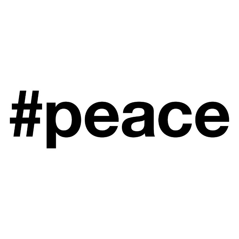 PEACE Hashtag