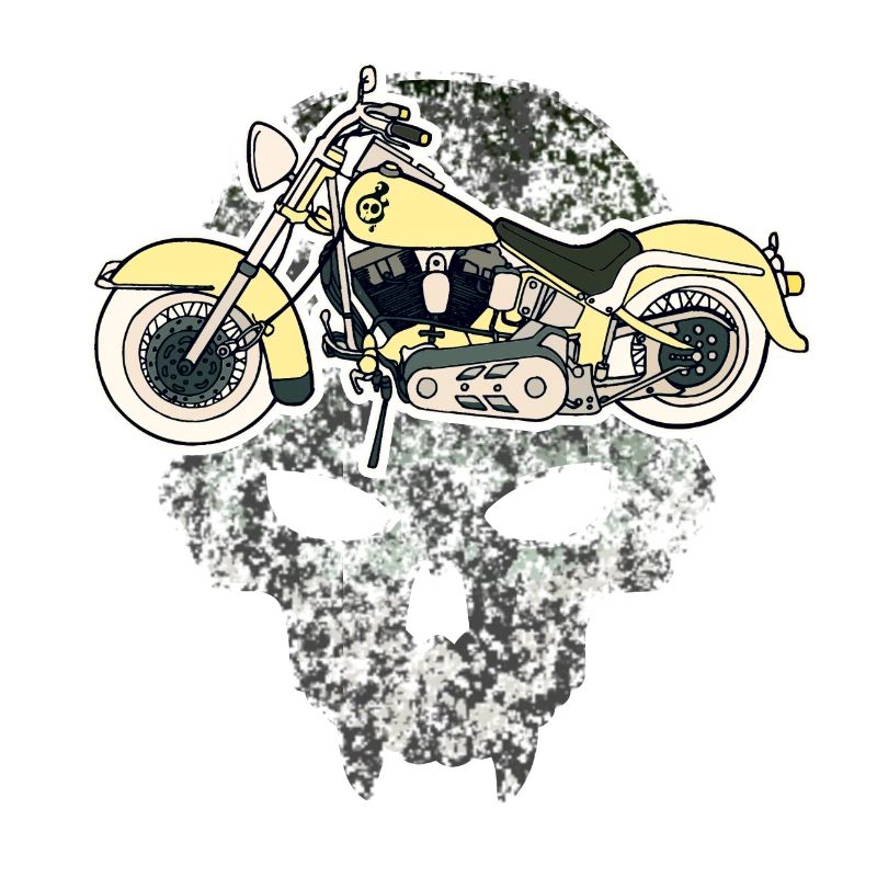 Skull Motorcycle