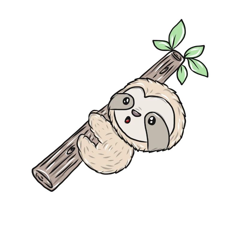 Sloth on a branch