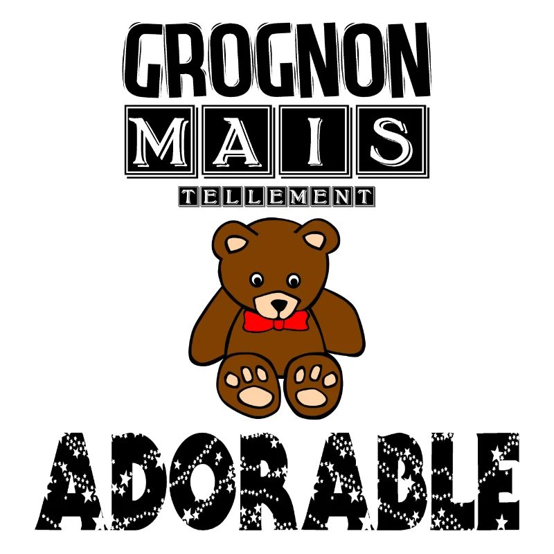 Grumpy But So Adorable Teddy Bear