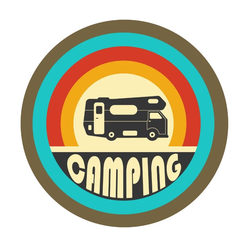 Camping vintage design / gift idea