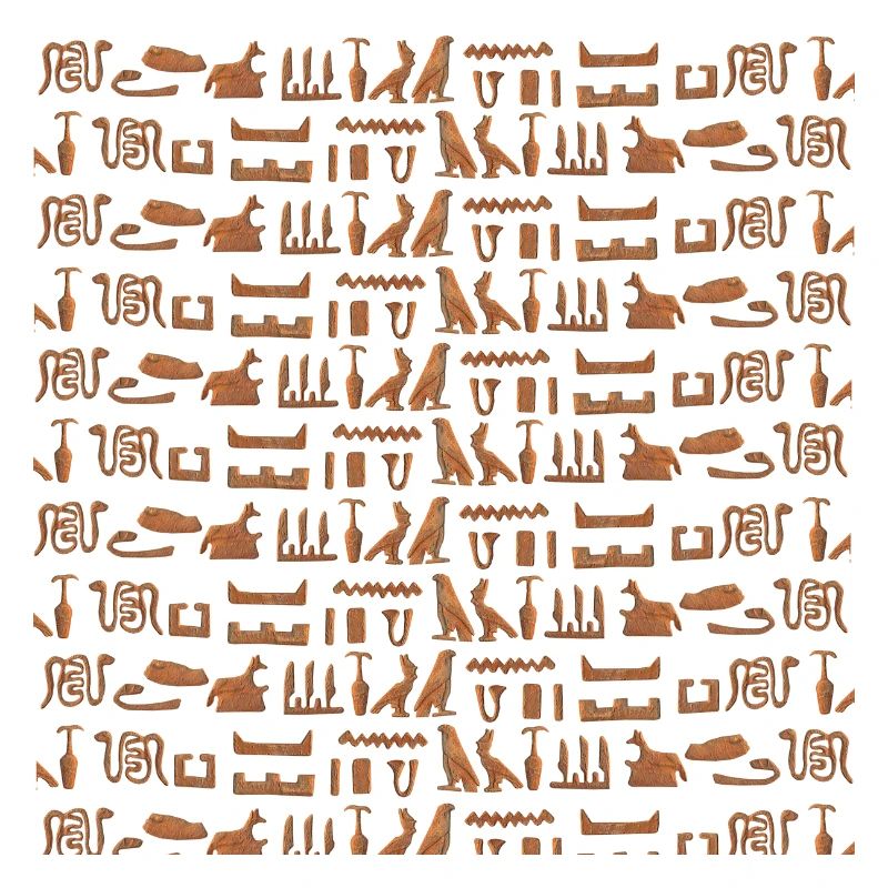 altes ägypten, Hieroglyphenmuster, geschenkidee