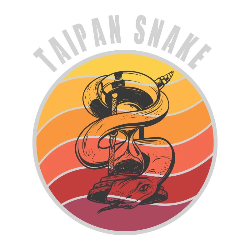 Conception de serpents Taipan / Idée cadeau