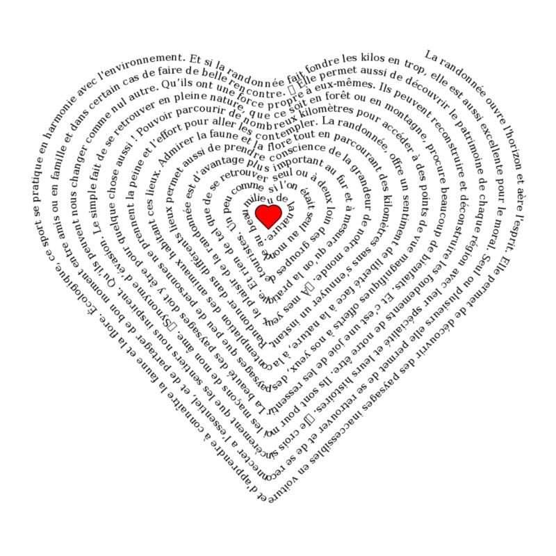 hiking heart