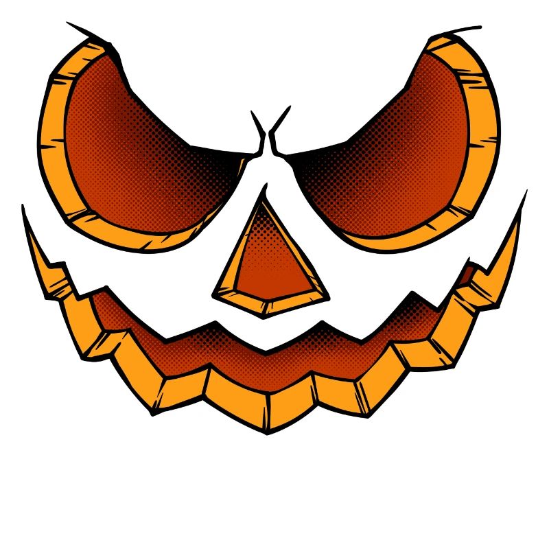 C’est effrayant, la citrouille Halloween