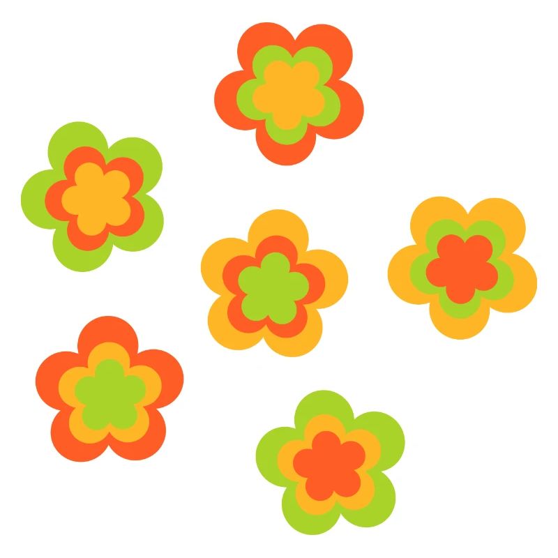 70s Flower Pattern