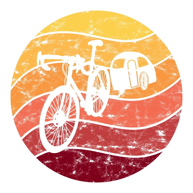 Bicycle Camping Bicycle Camping Vintage Retro