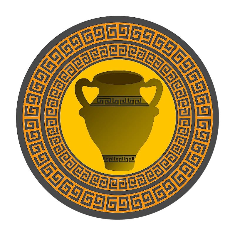 griechisches muster, antike vase griechisch