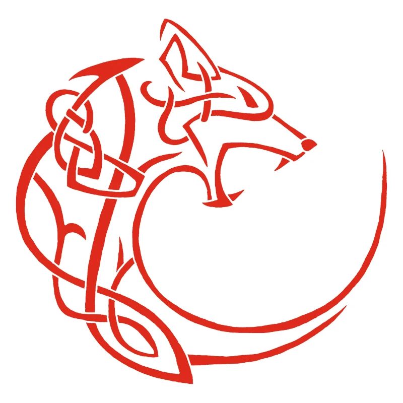 red lunar wolf
