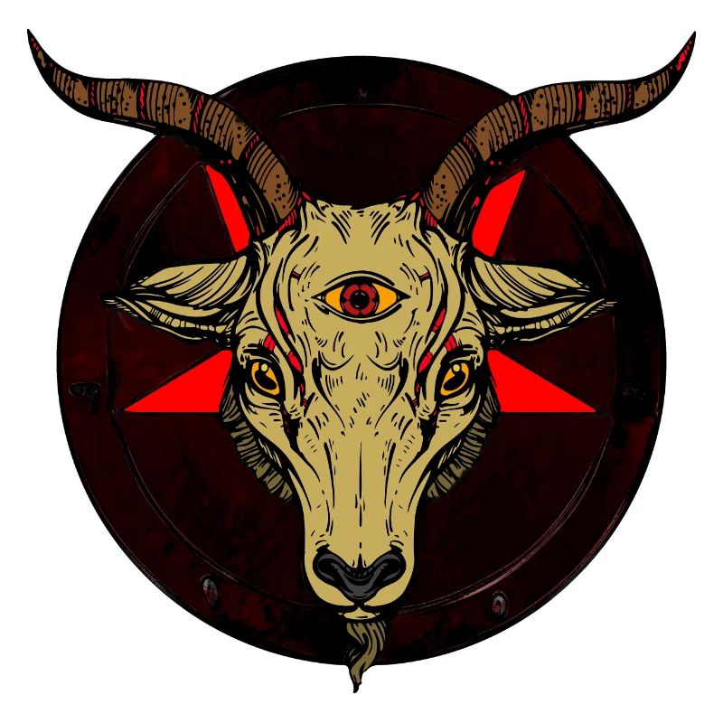Chèvre à Troisième Œil et Pentacle