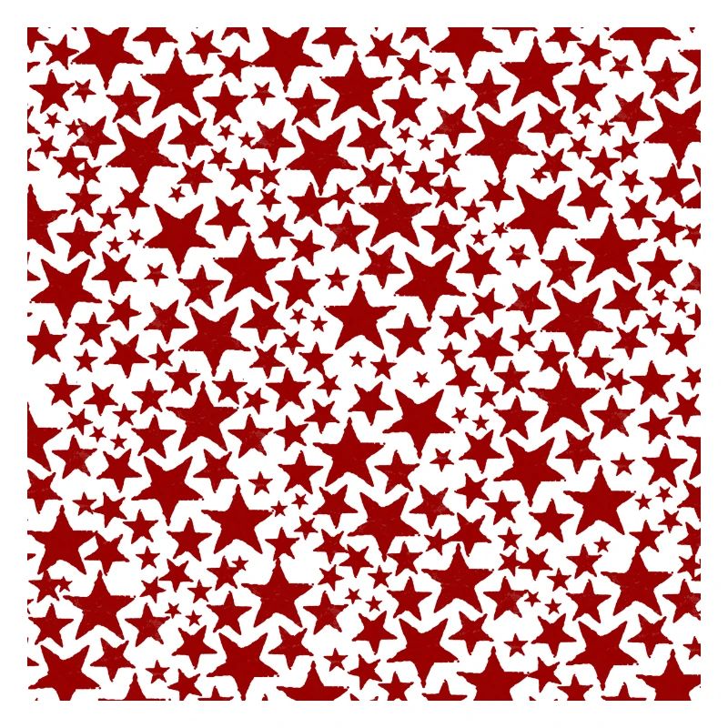 Red star pattern on black background