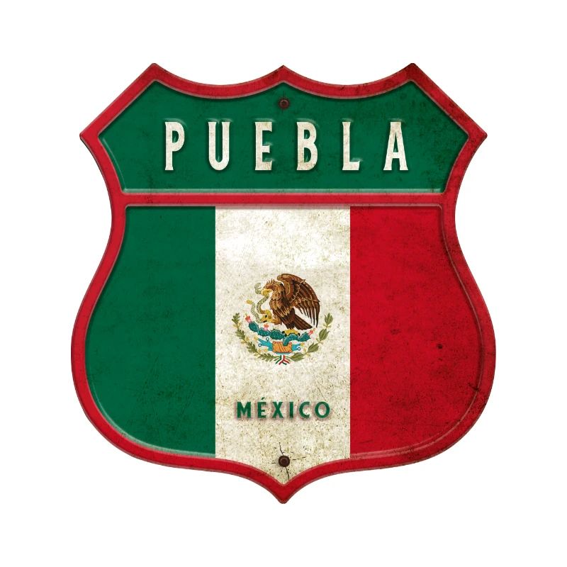 Puebla Mexico crest design