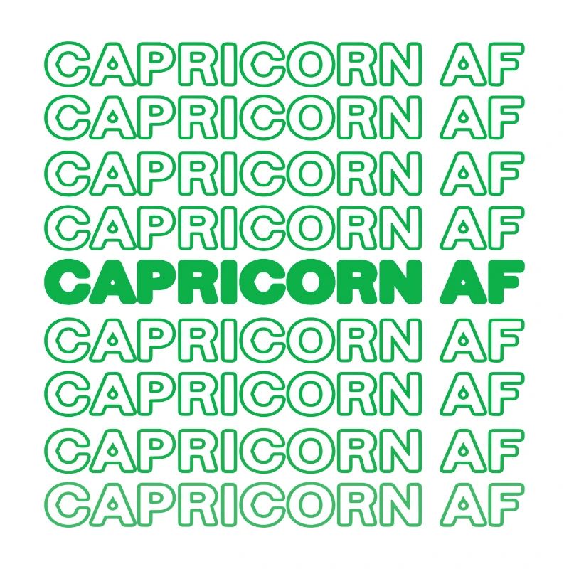 Capricorn Esoteric Statement Zodiac Superstition