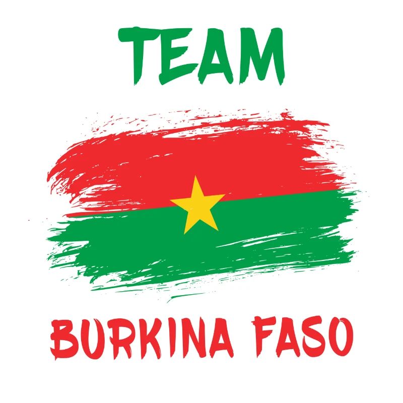 Conception du drapeau de l'équipe Burkina Faso