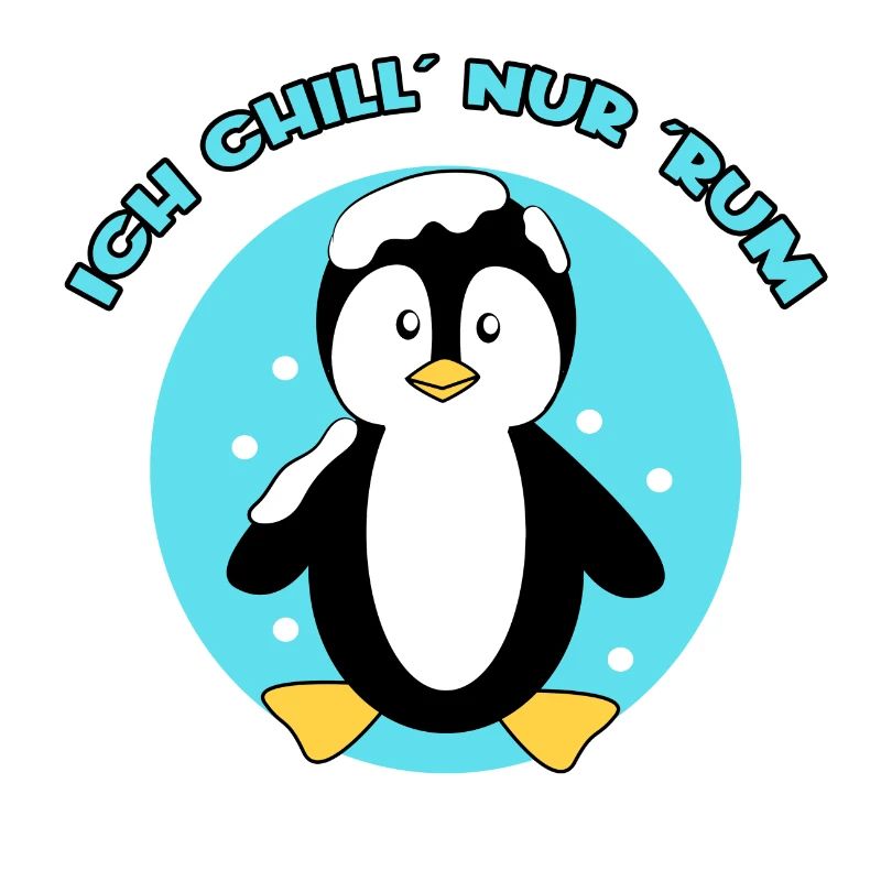 Süß Pinguin Seevogel Arktis Tier Schnee Vogel Eis