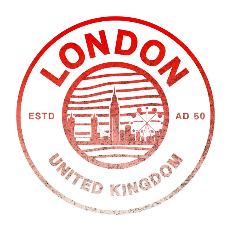Conception du timbre London Skyline
