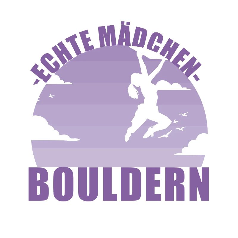 Bouldern Mädchen Hobby Boulderin Berge Geschenk