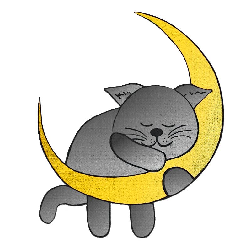 Monde, Katzen design, schlafend