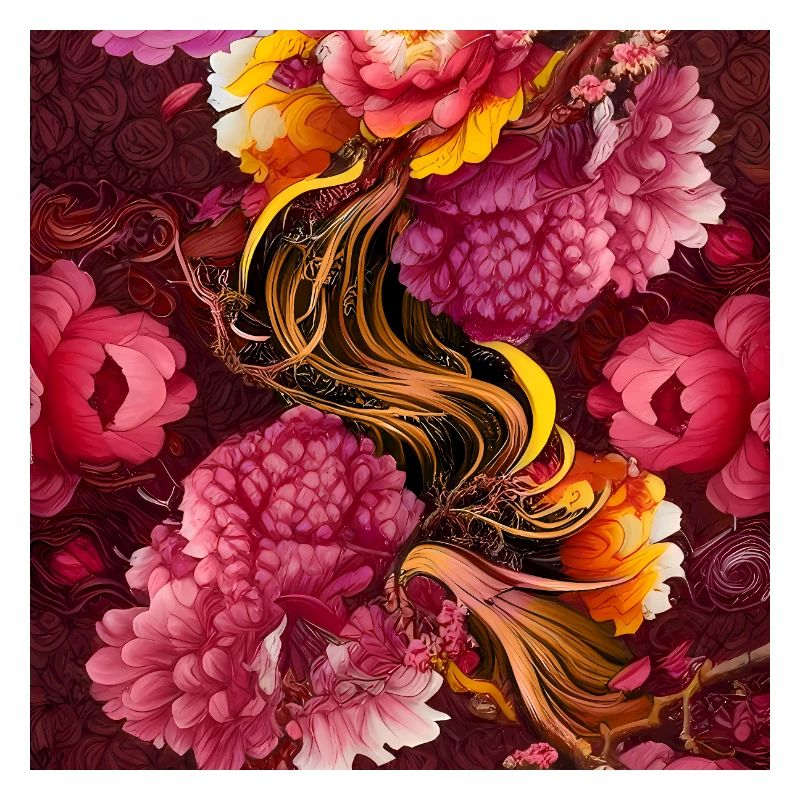 Wunderschönes, elegantes florales Design