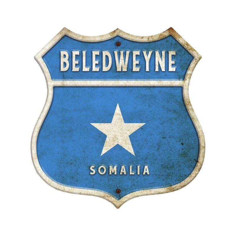 Beledweyne Somalia Crest Flag Design
