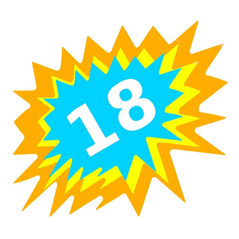 beste geschenkidee, 18 bunt