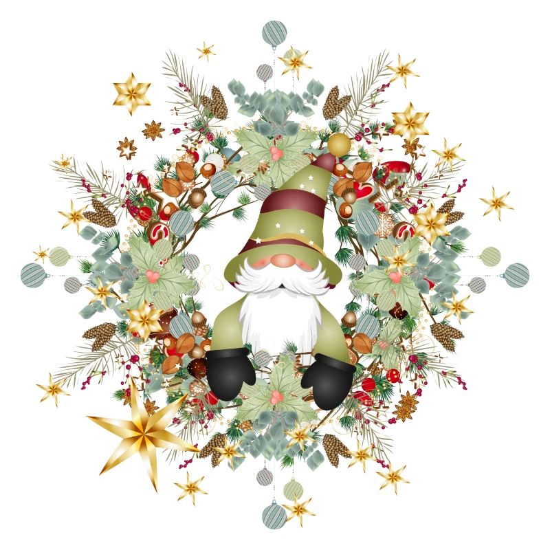 elfe mignon dans le contexte de Noël