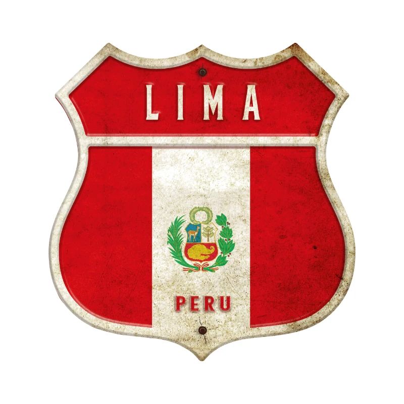 Design du drapeau de Lima (Pérou)