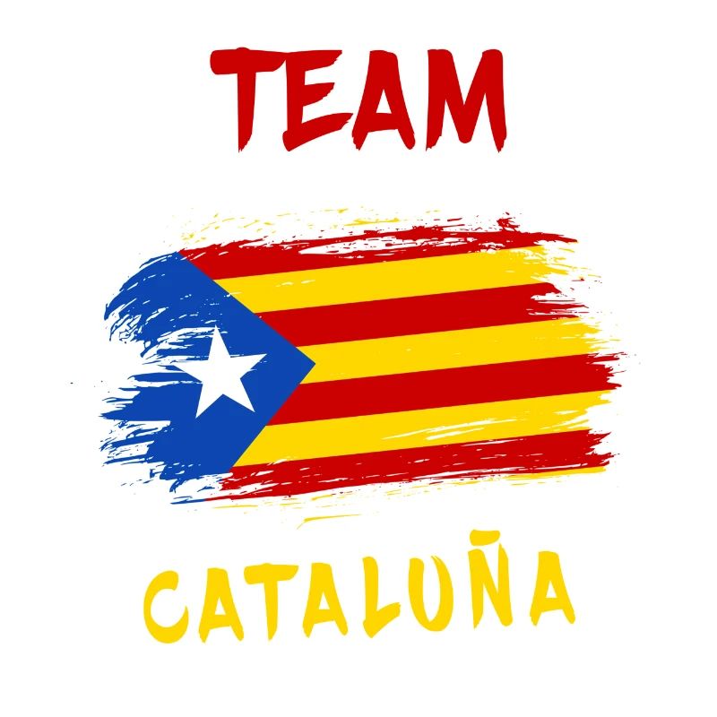 Design du drapeau de l'équipe de Catalogne