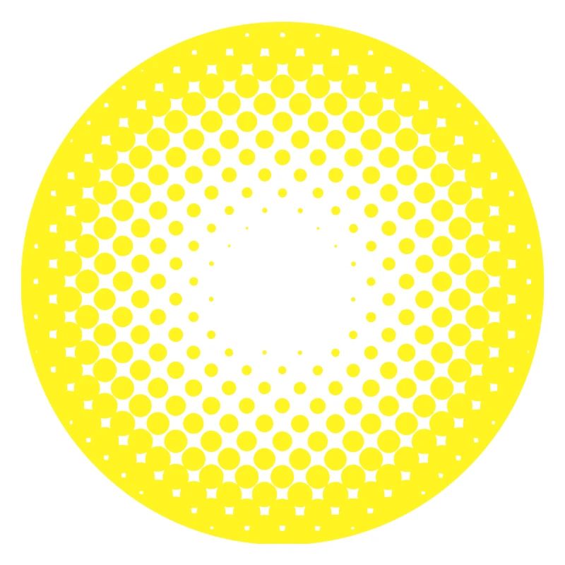Sonnenkreis Halftone Muster