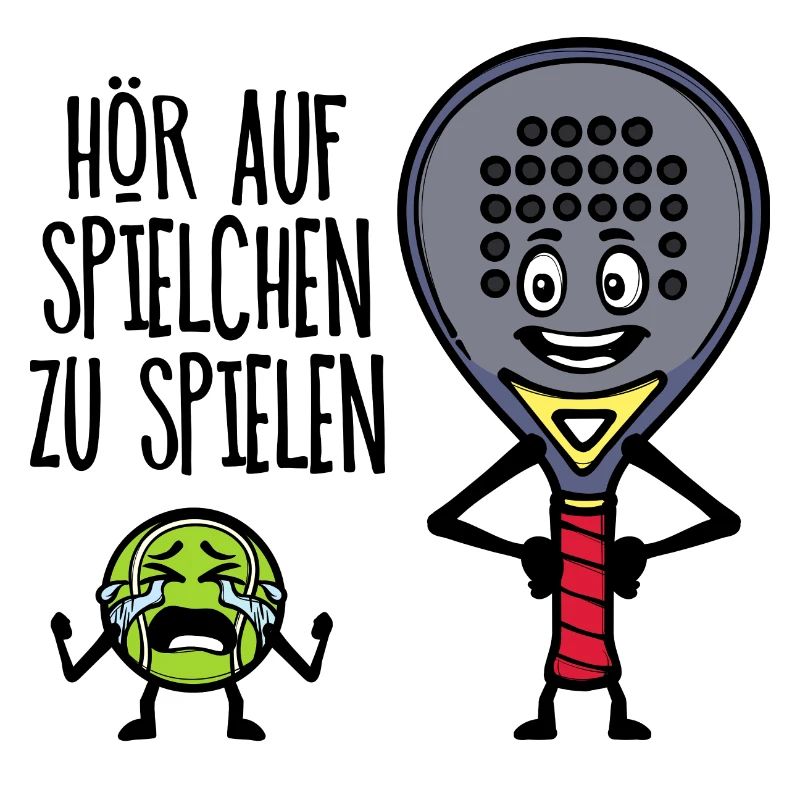 Freizeit Spieler Statement Padel Ball Schläger