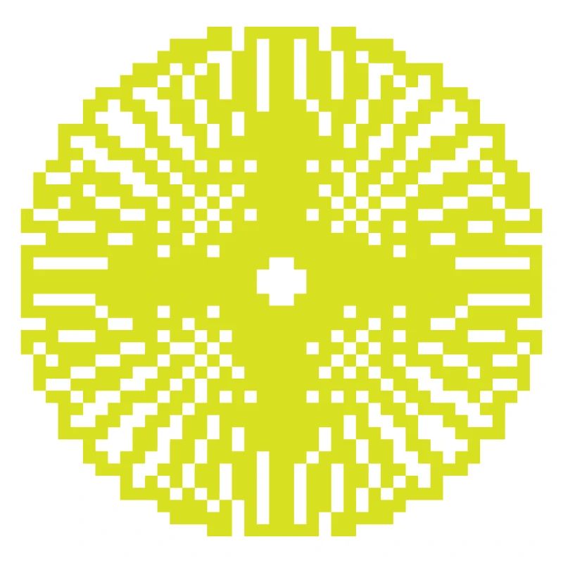 Sun pixelated circle pixel sun | Vectorgraphic