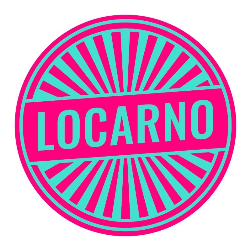 Timbre rond néon de Locarno