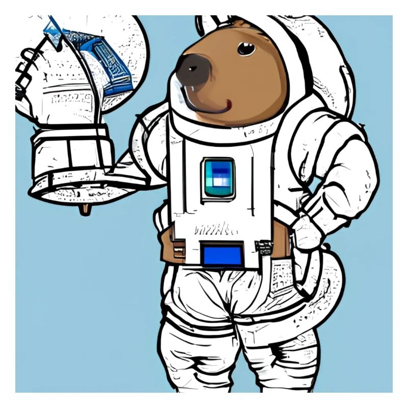 Capybara-Astronaut