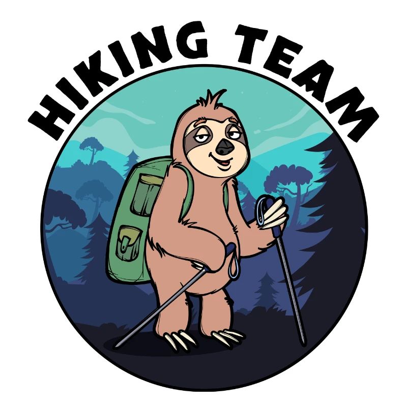 Bergwandern Wanderer Klettern Wandern Statement