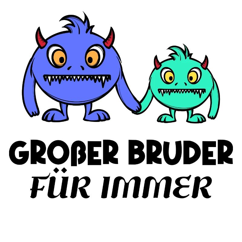 Großer Bruder Geschwisterliebe Statement Bro