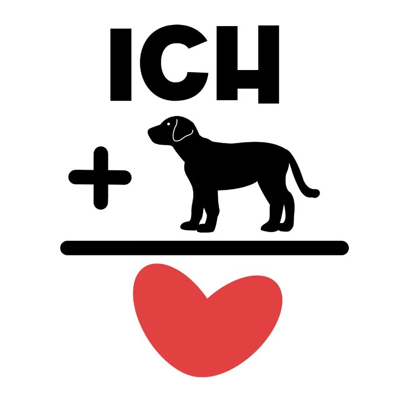 Herz Kuscheltier Hund Haustiere Statement