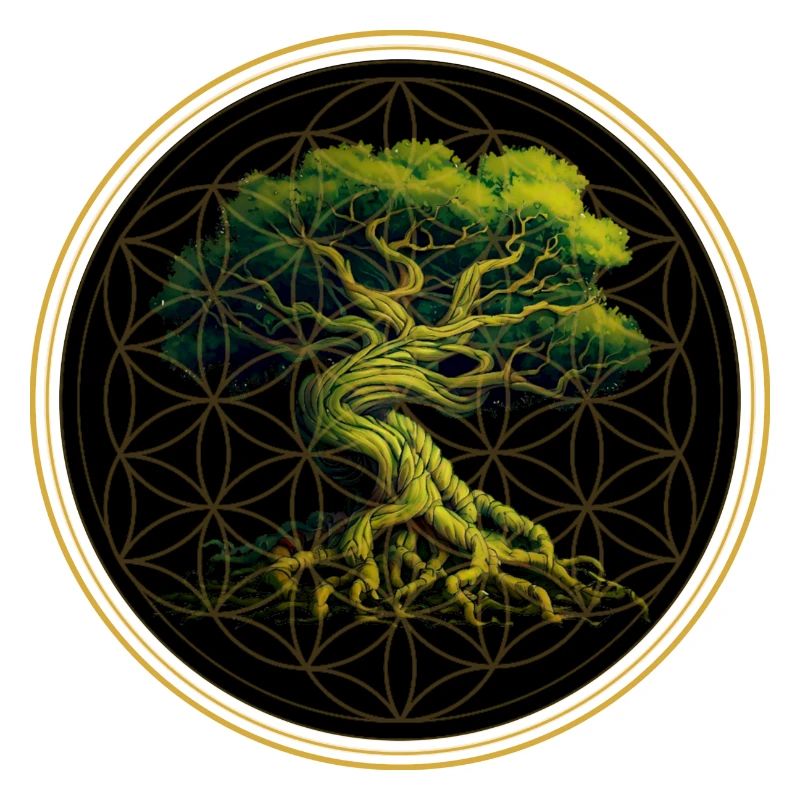 World Tree Yggdrasil World Ash Logo