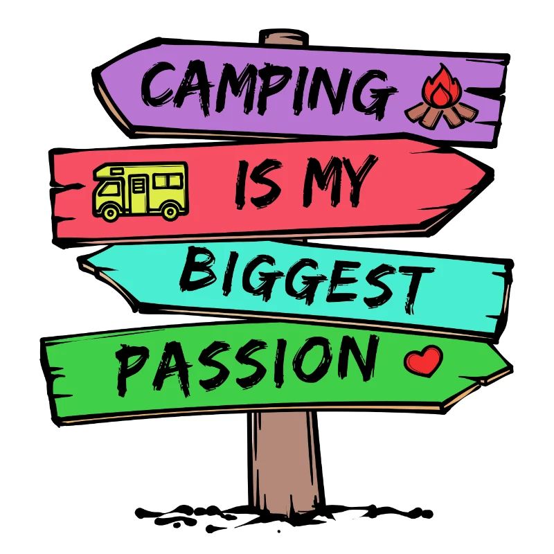 Déclaration de camping Caravane Camper Vacances Randonneurs