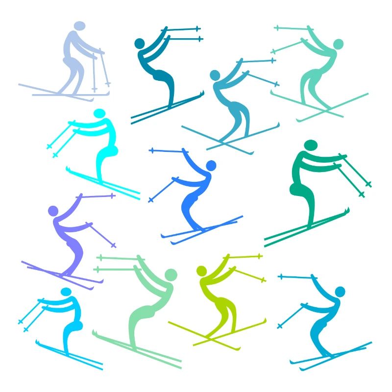 BEGINNERS SKIING SKI SLOPES