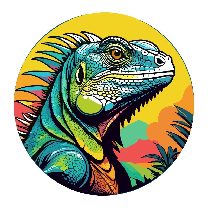 Iguana Art