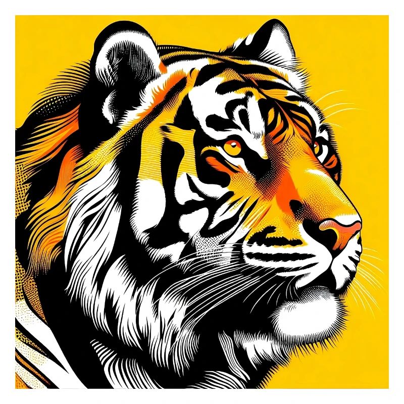 Tiger Pop Art