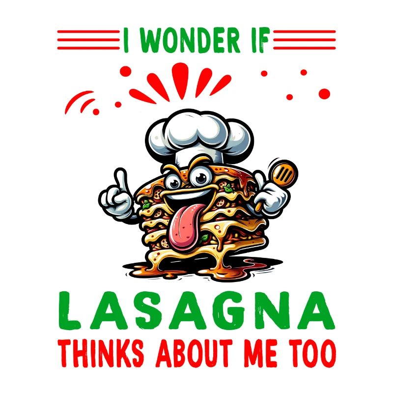 Je me demande si la lasagne pense à moi aussi