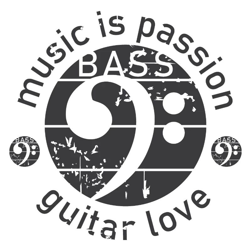 Guitare Basse Clé De Basse Look Utilisé Guitariste