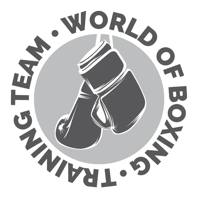 Symbole de logo de sport de boxe Emblème Gants de boxe icône