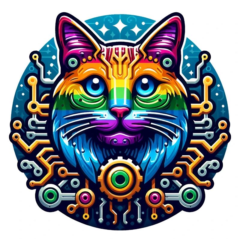 Mechanical Rainbow Cat